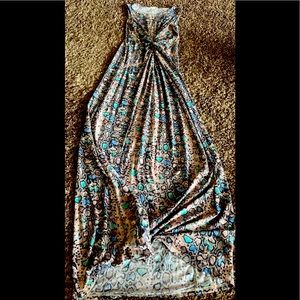 Maxi snake print